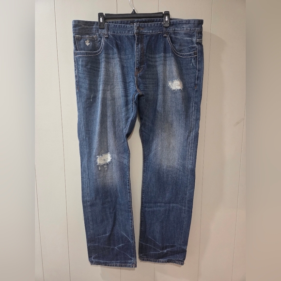 Rocawear Other - Rocawear Straight Fit Jeans with Distressed Details, 40x33